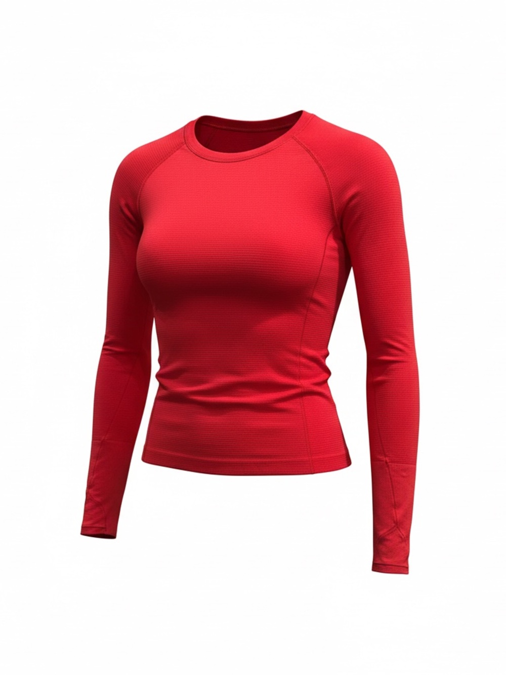 Lululemon Swiftly Tech Long Sleeve Waist Length - Red - Sz 8